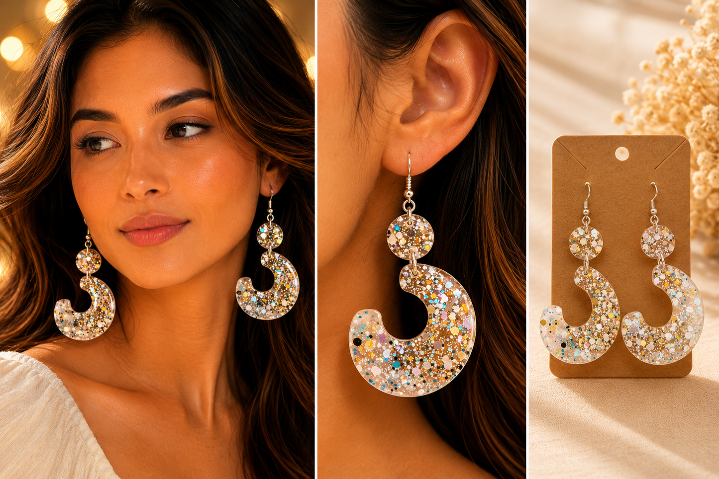 Earrings (resin)