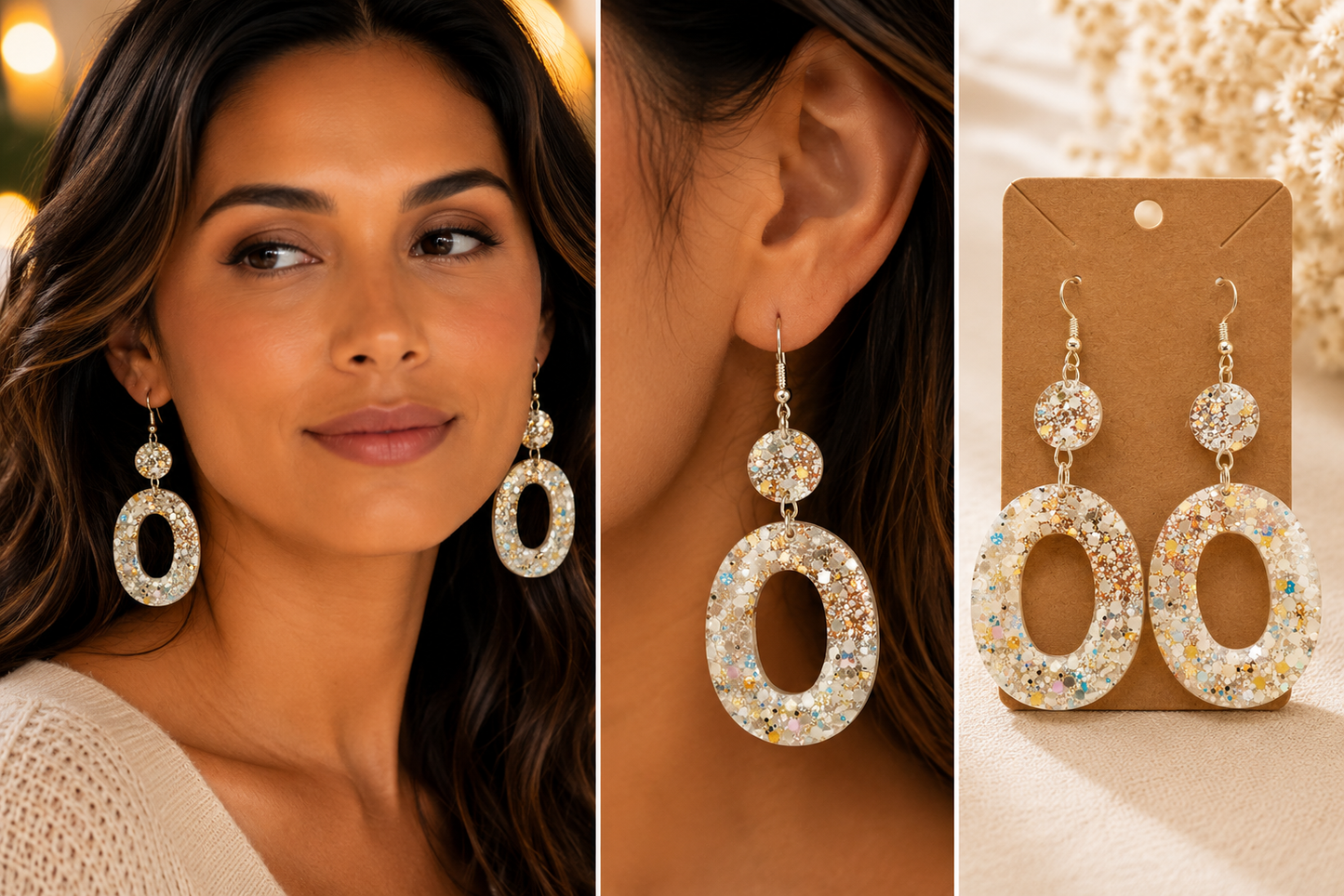 Earrings (resin)