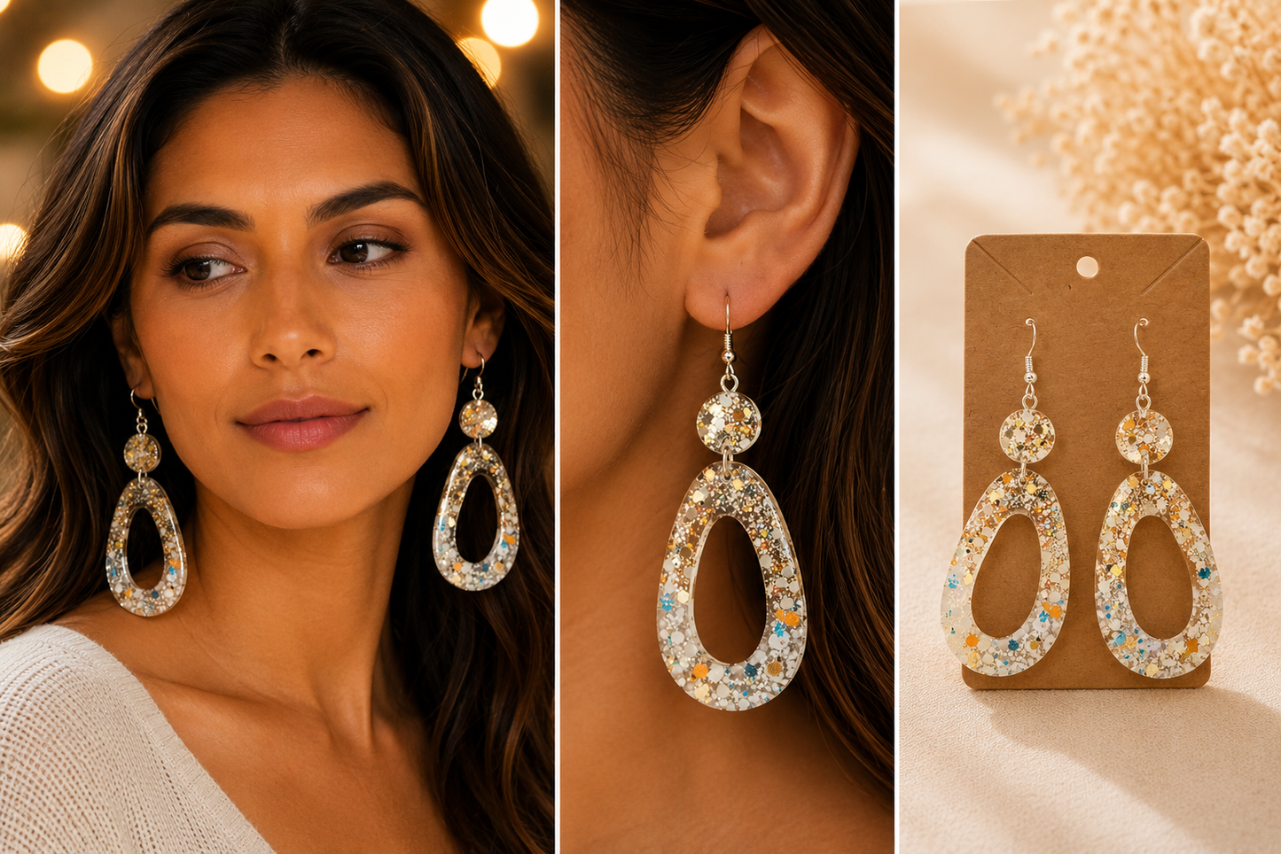 Earrings (resin)