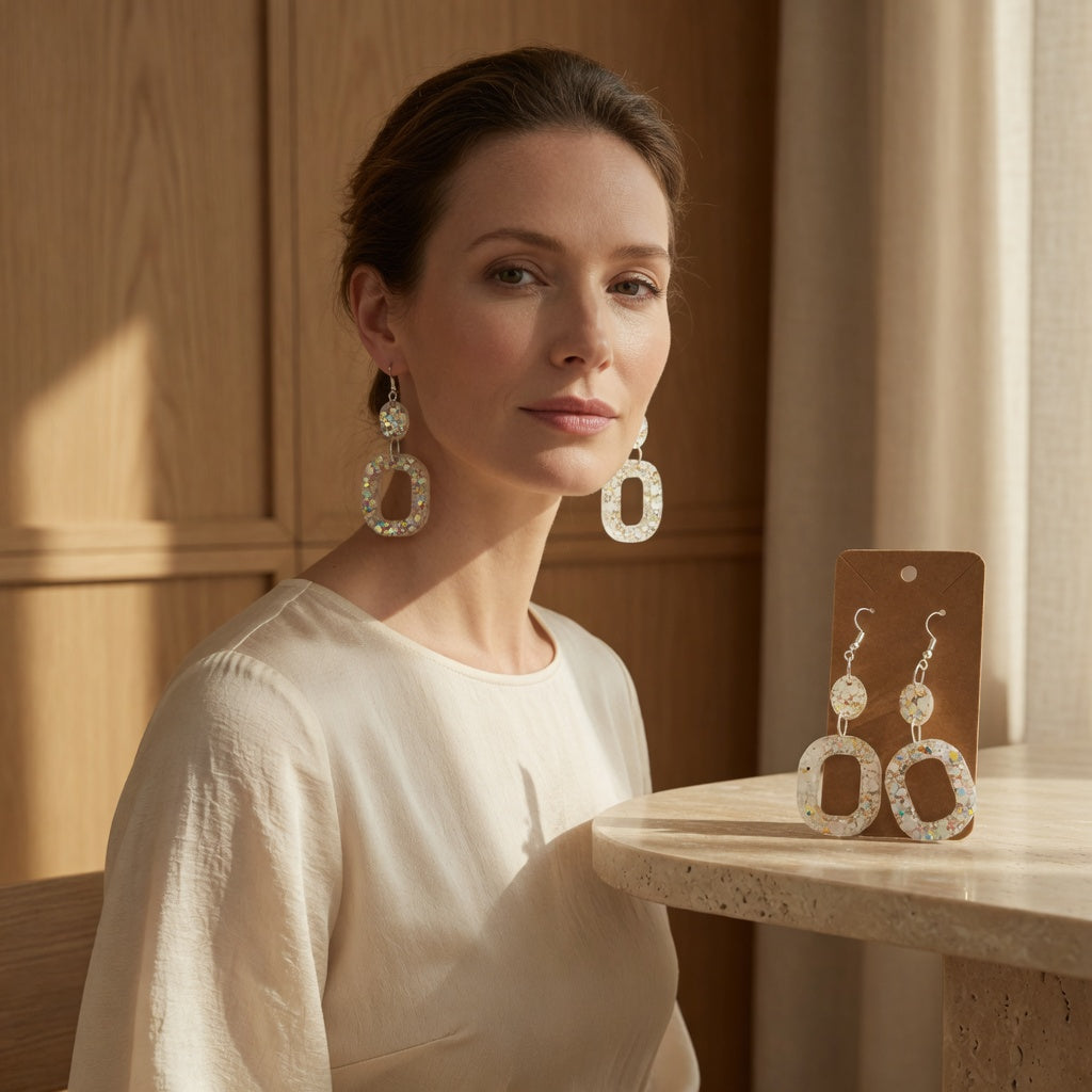 Earrings (resin)