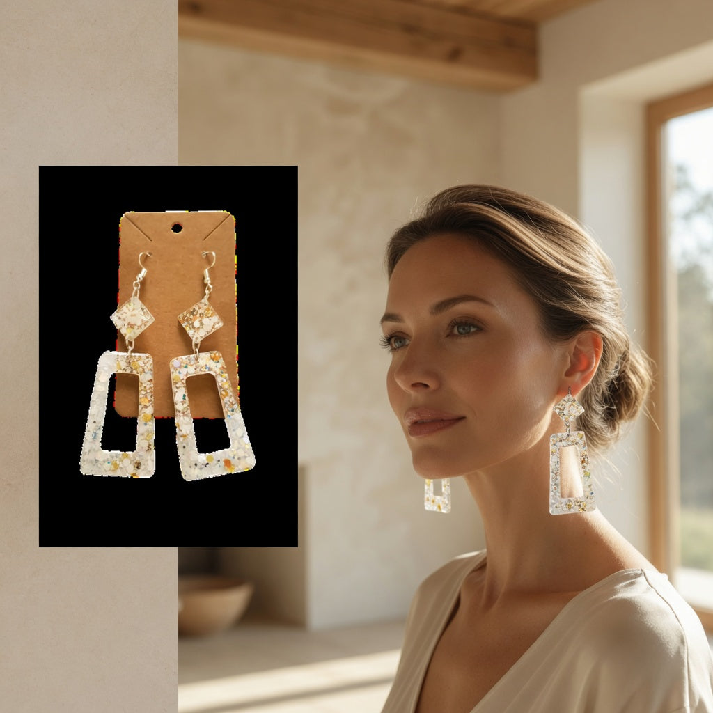 Earrings (resin)