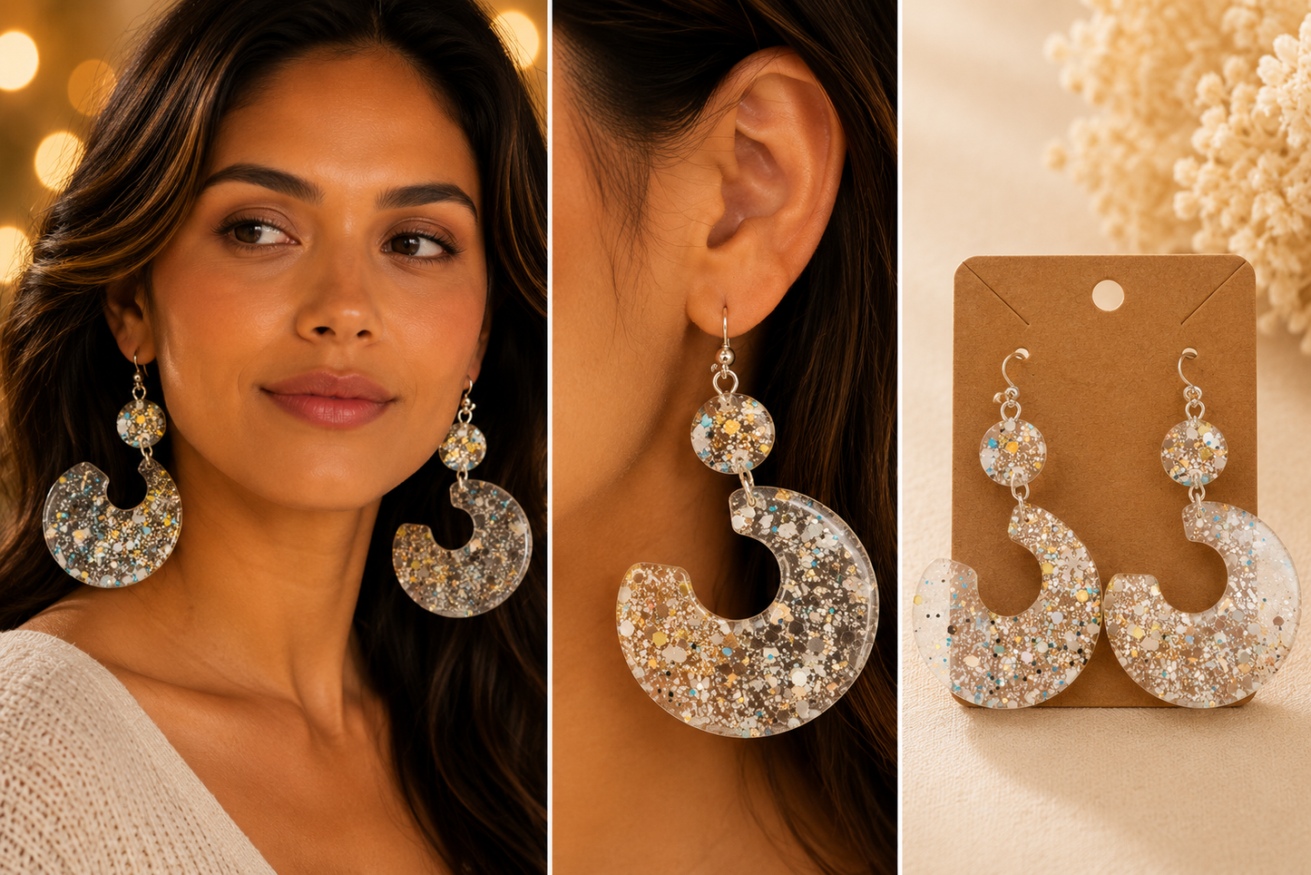 Earrings (resin)