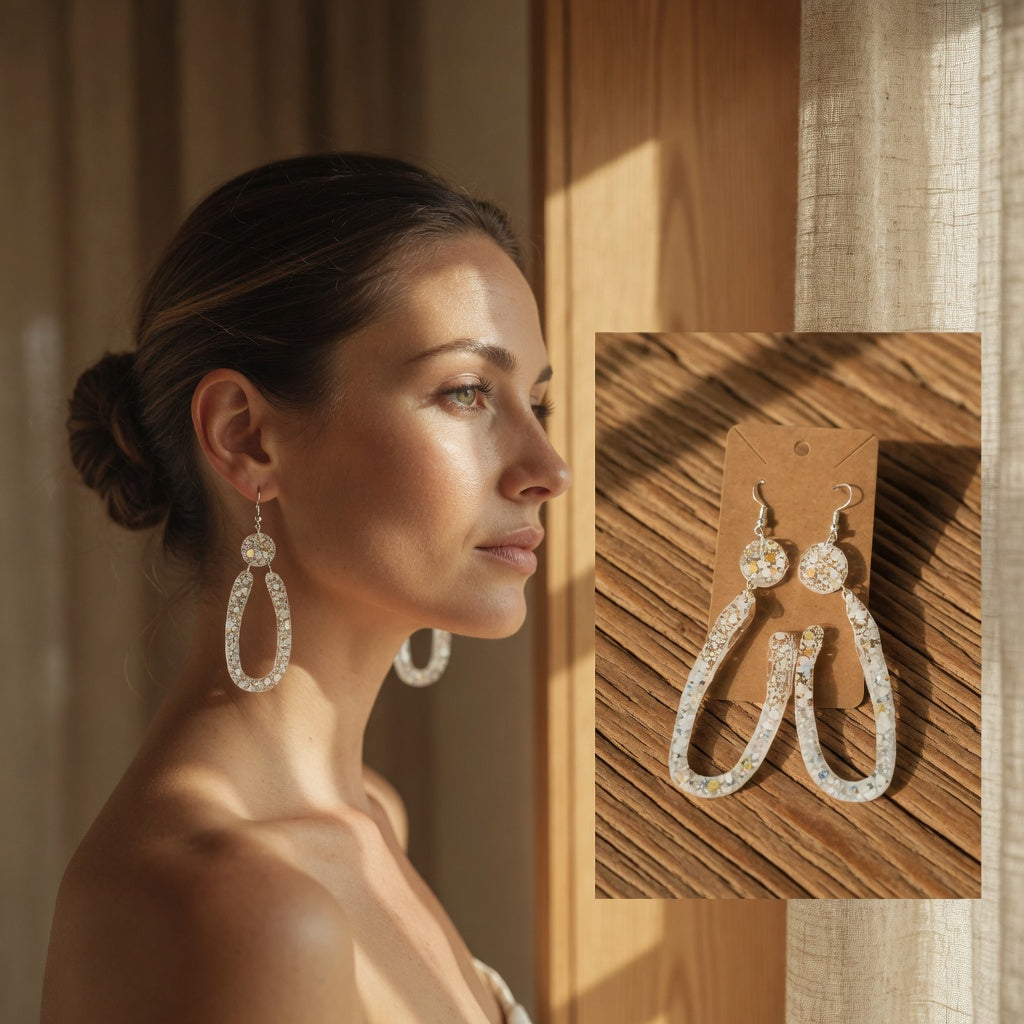 Earrings (resin)