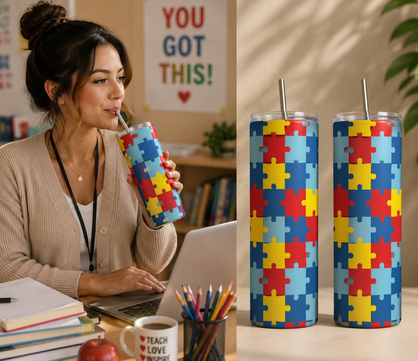 20 oz Straight tumblers