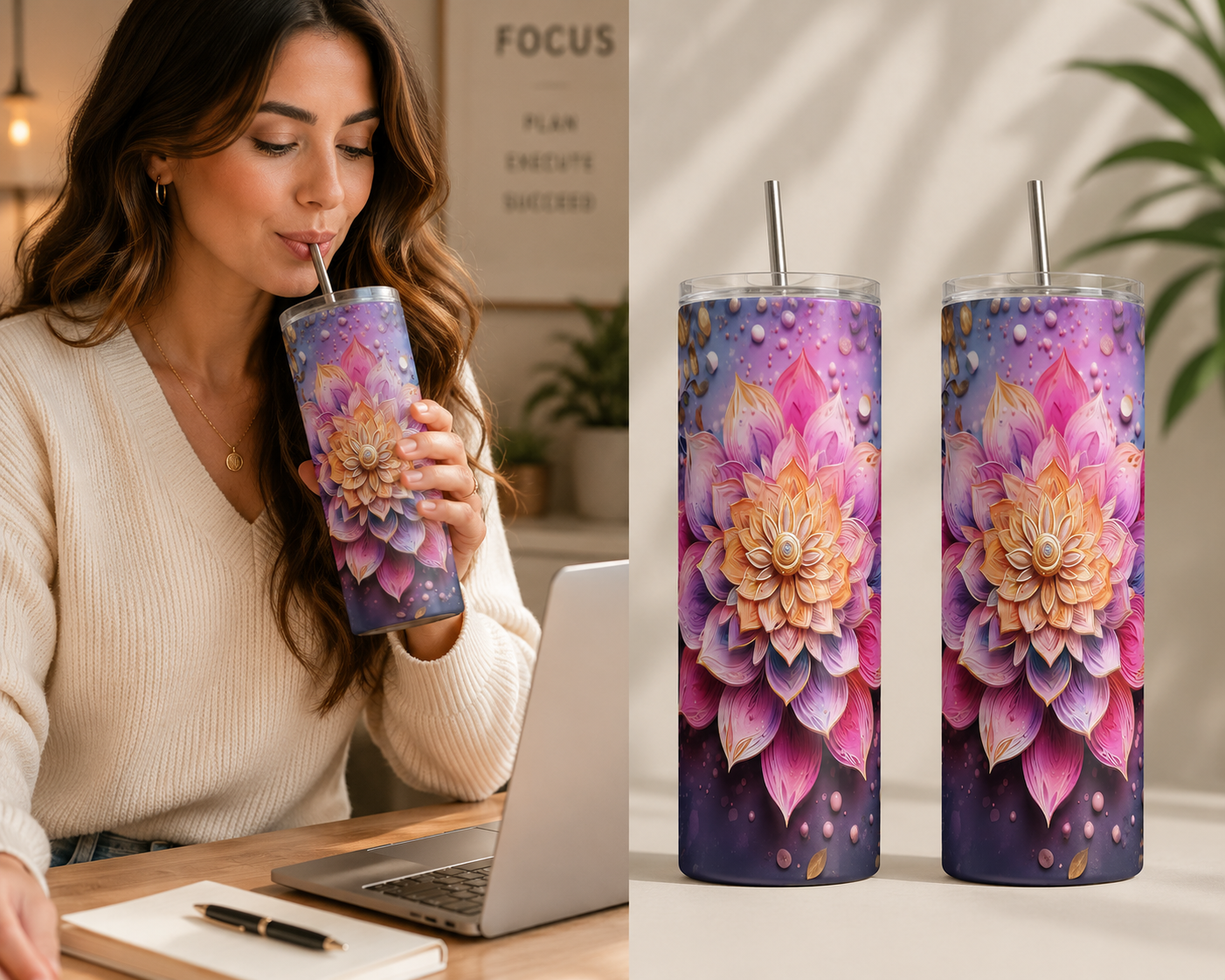 20 oz Straight tumblers