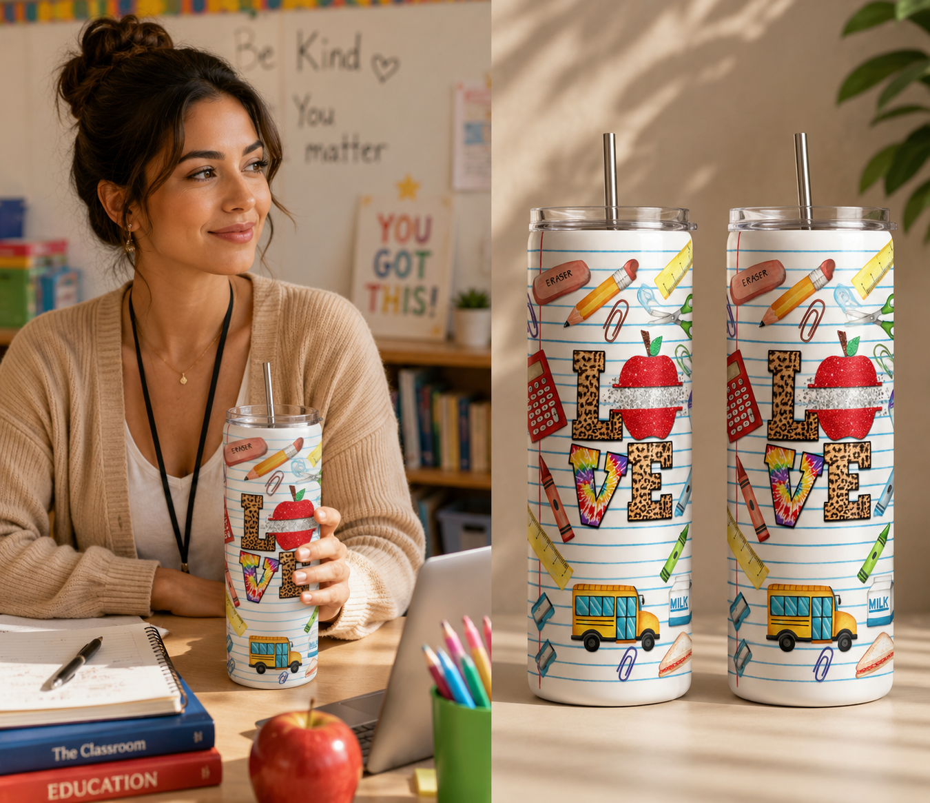 20 oz Straight tumblers