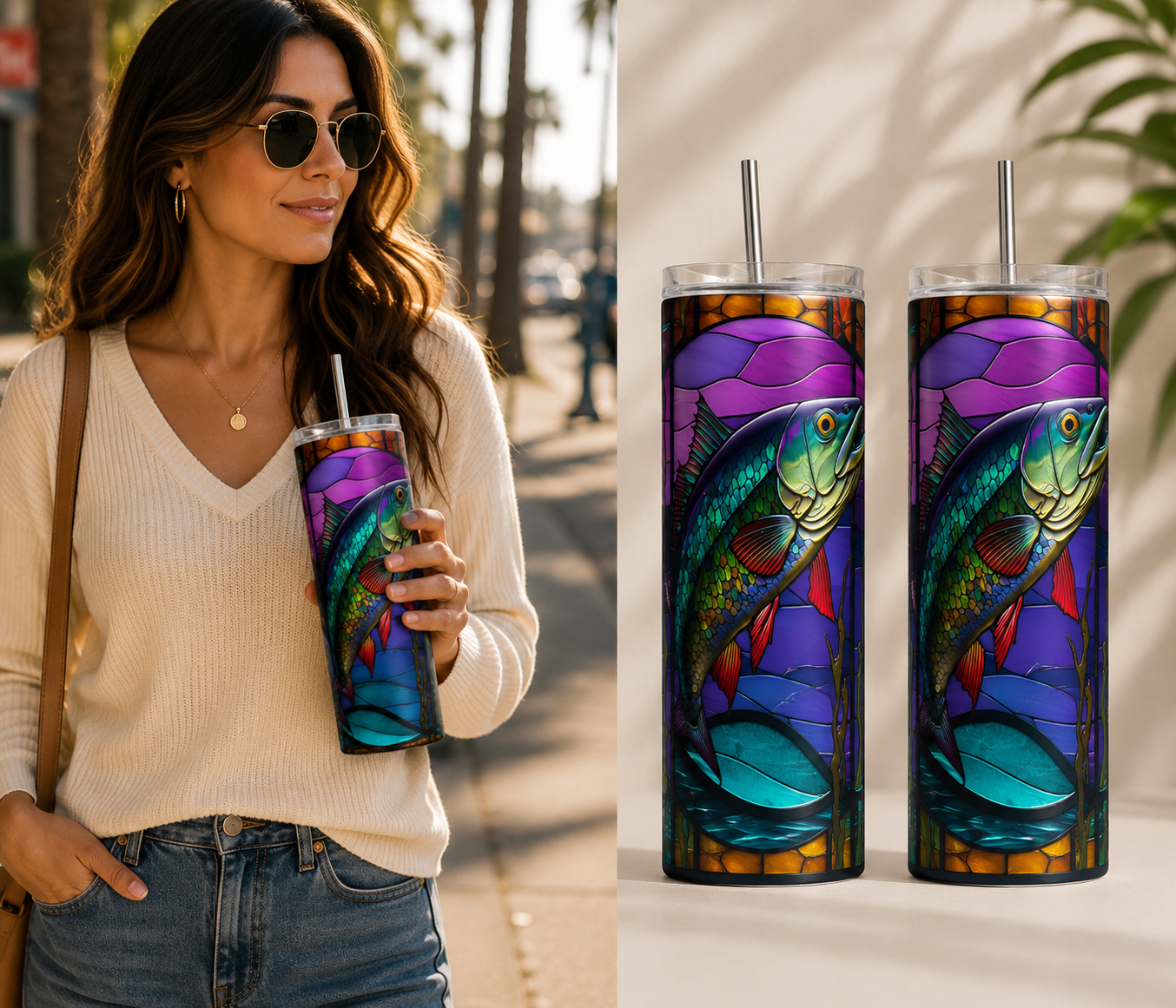 20 oz Straight tumblers