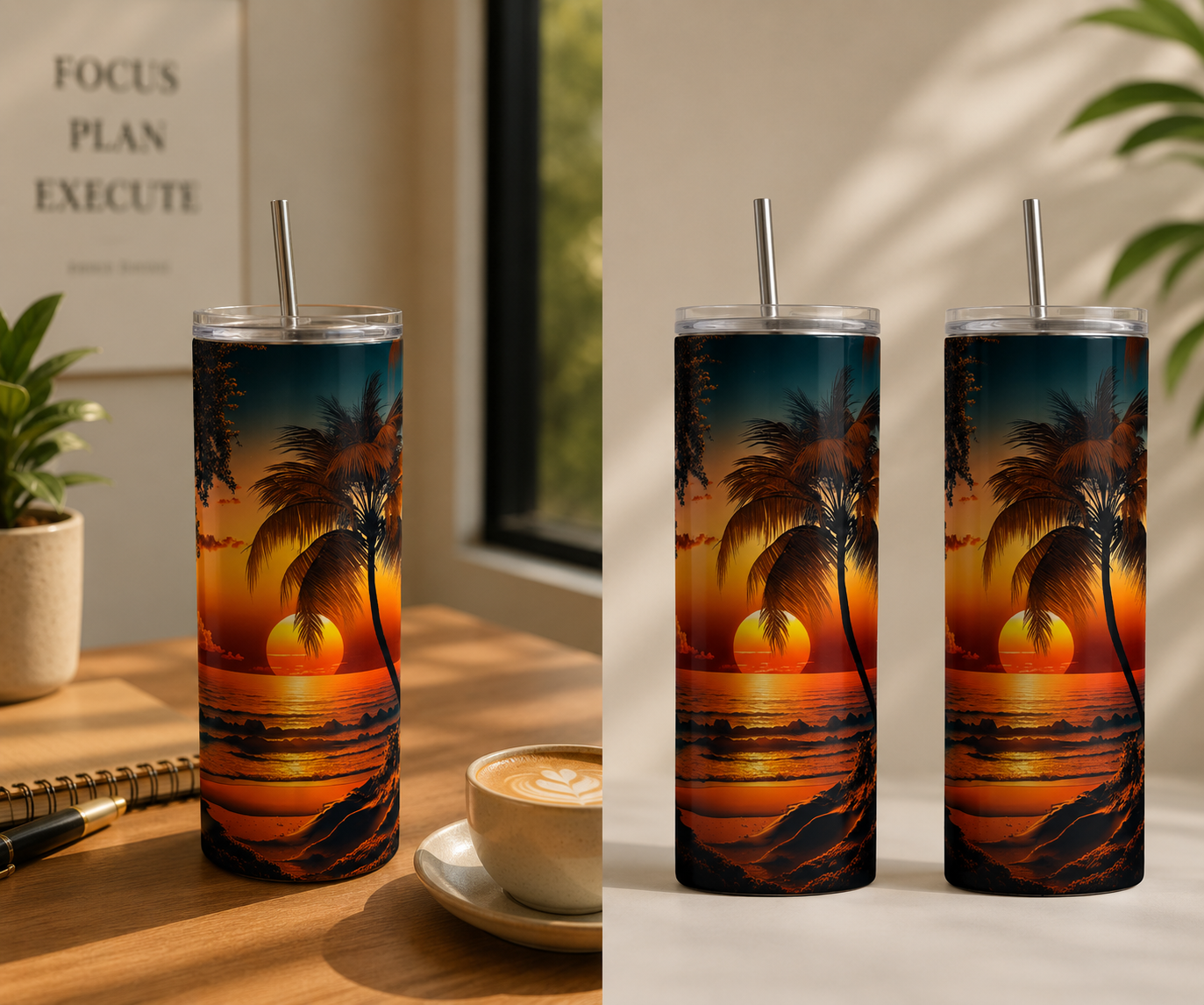20 oz Straight tumblers