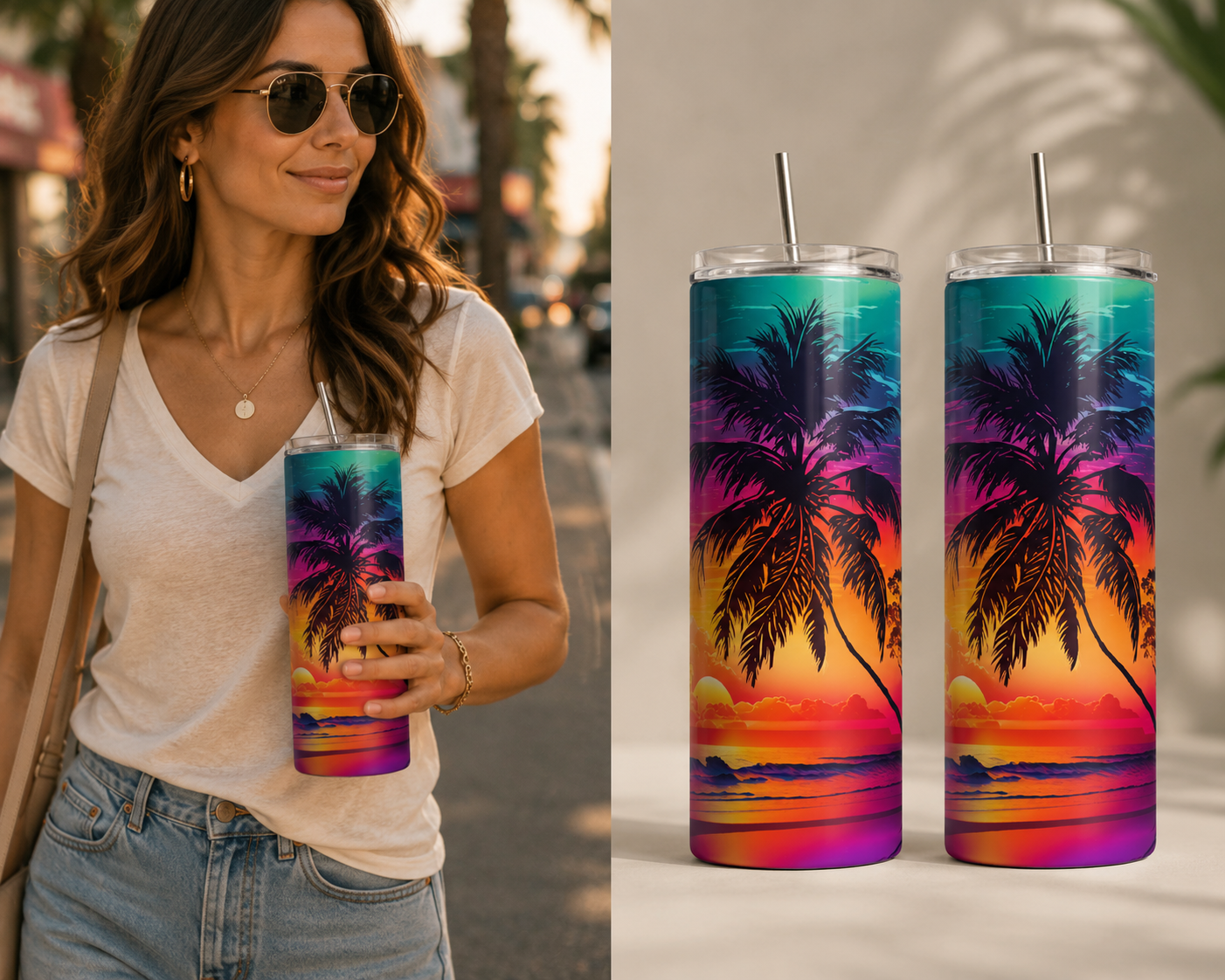 20 oz Straight tumblers