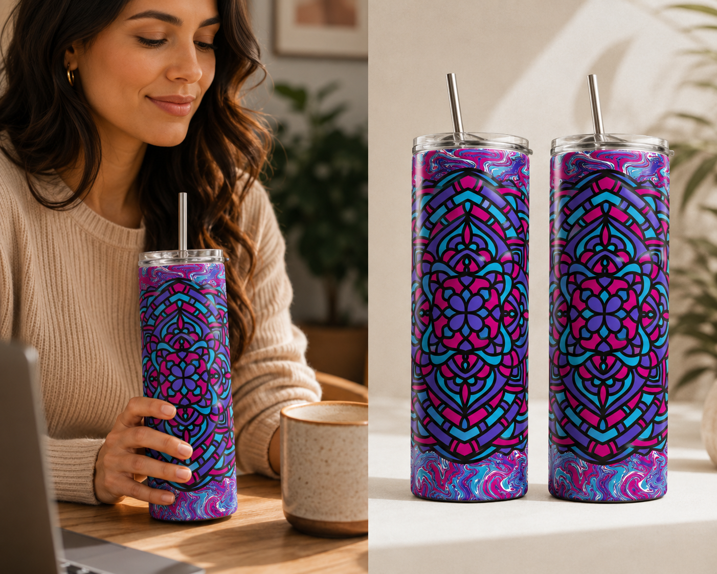 20 oz Straight tumblers