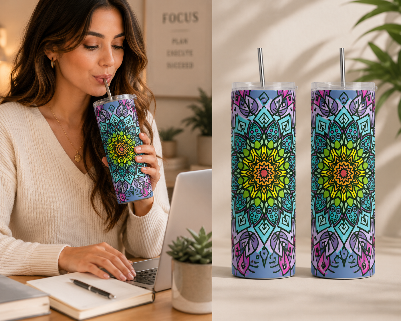 20 oz Straight tumblers
