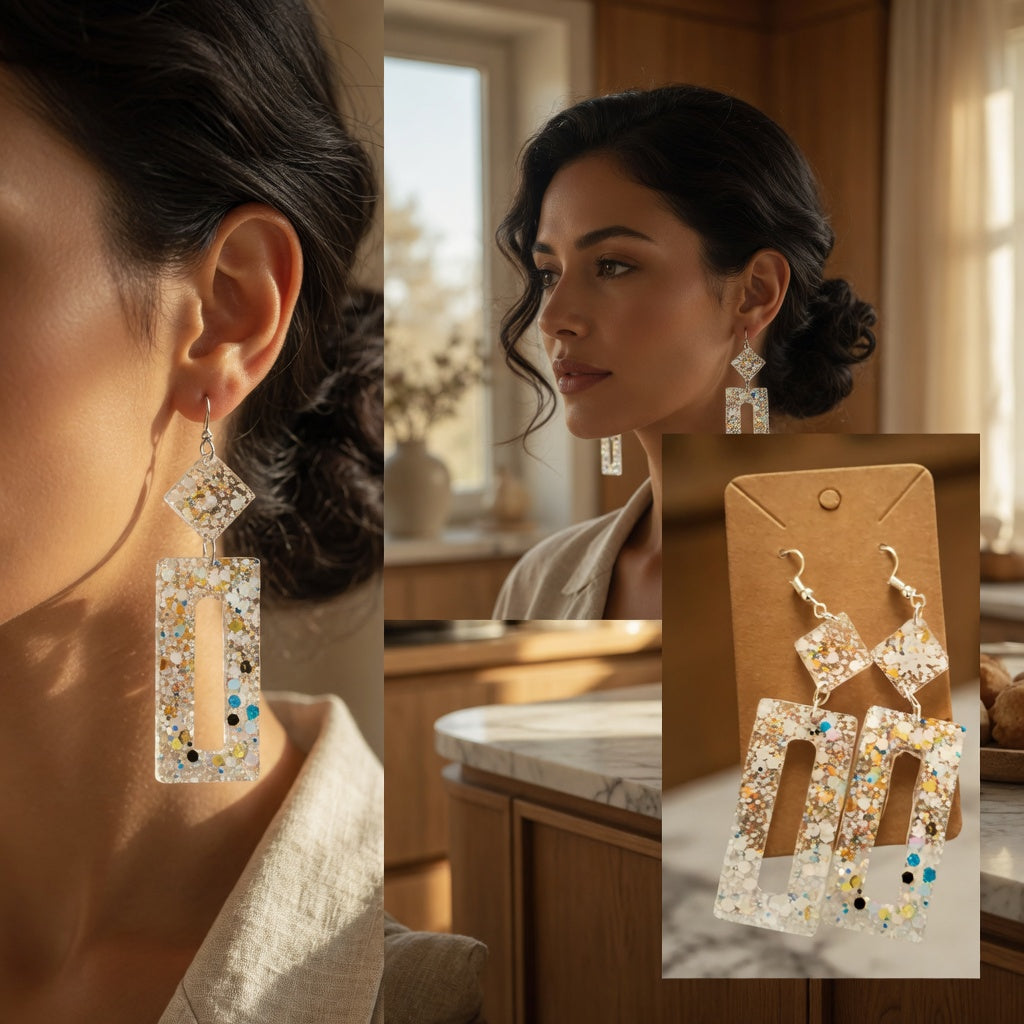 Earrings (resin)