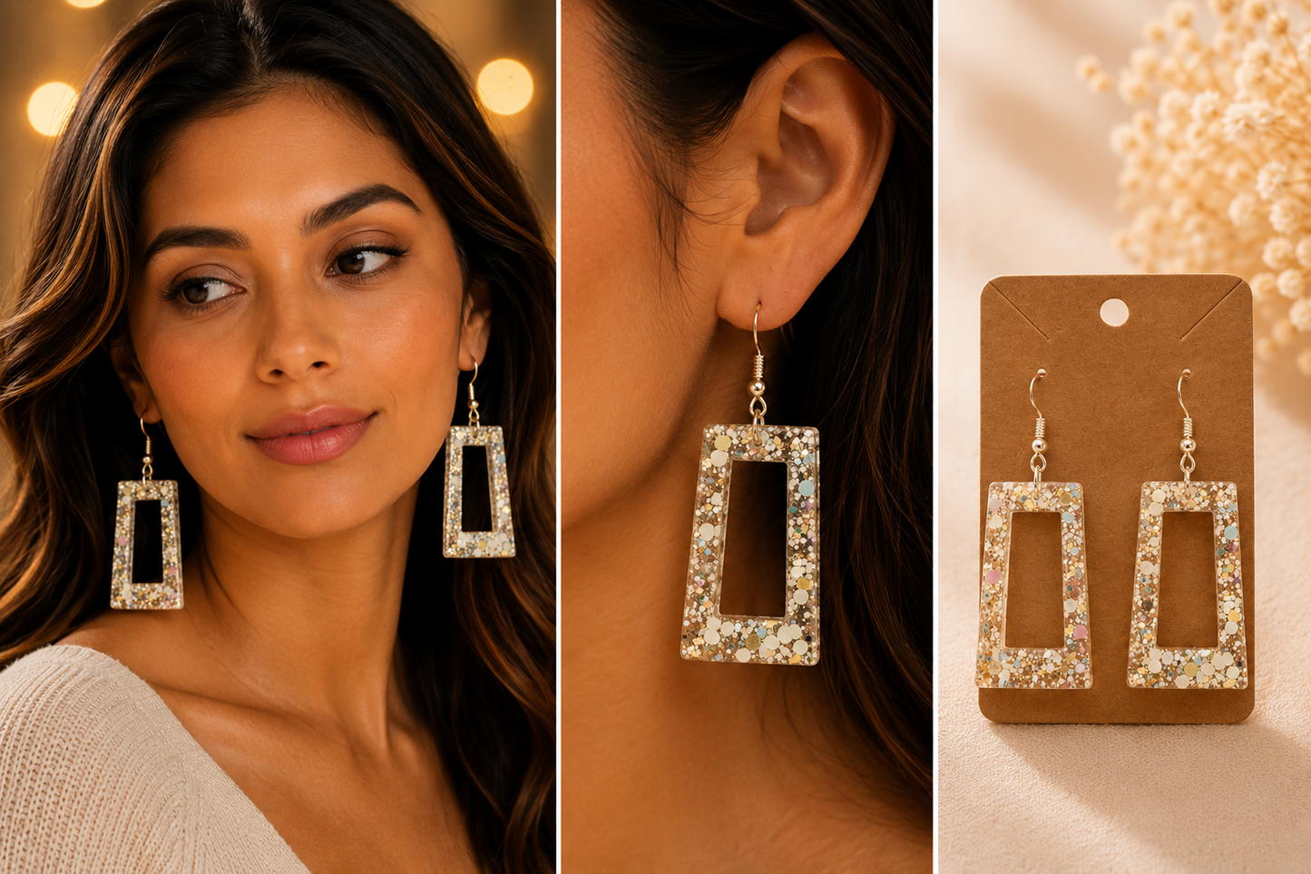 Earrings (resin)