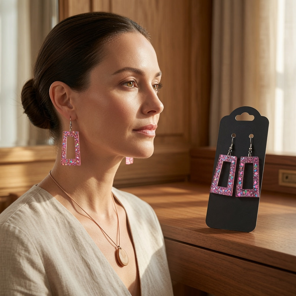 Earrings (resin)