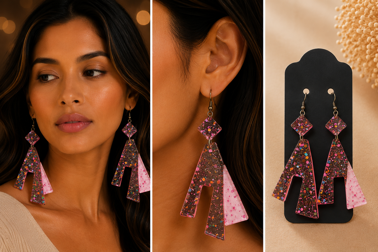 Earrings (resin)