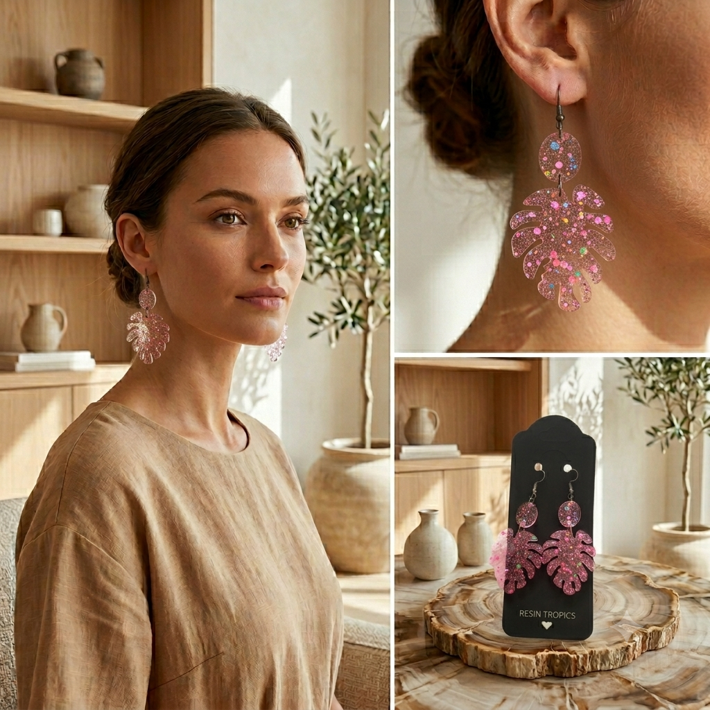 Earrings (resin)