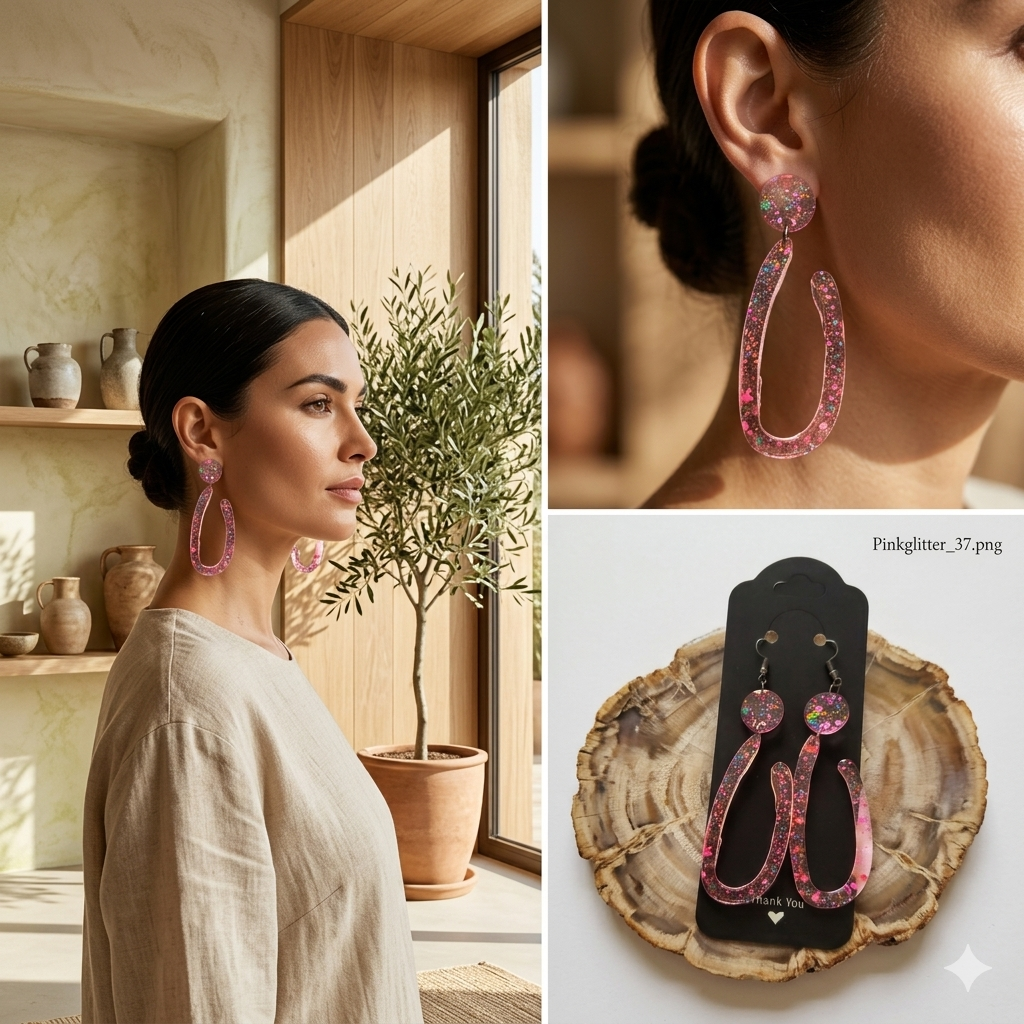 Earrings (resin)