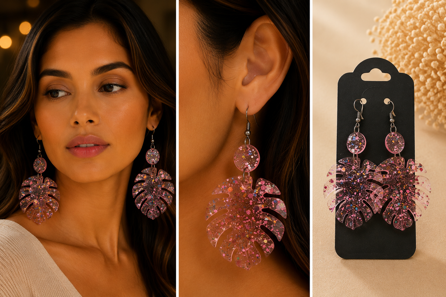 Earrings (resin)