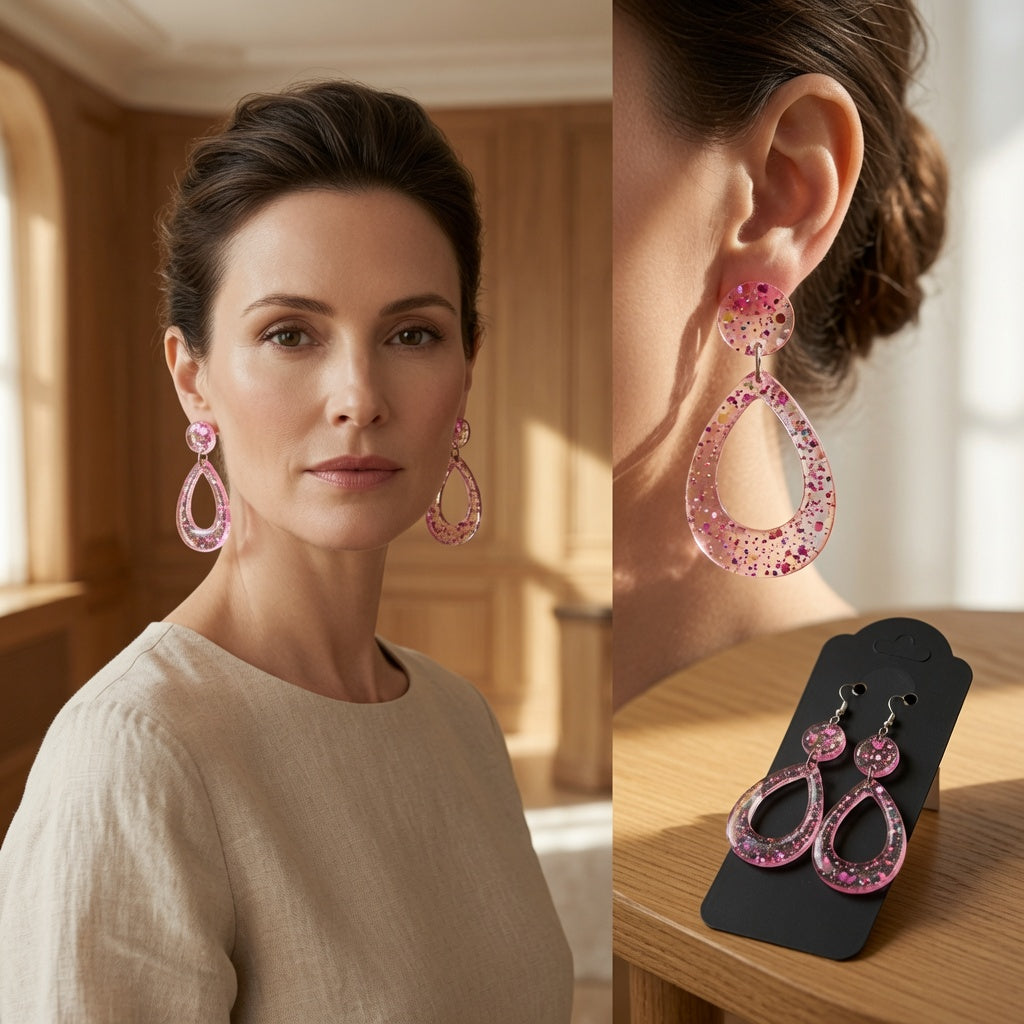 Earrings (resin)