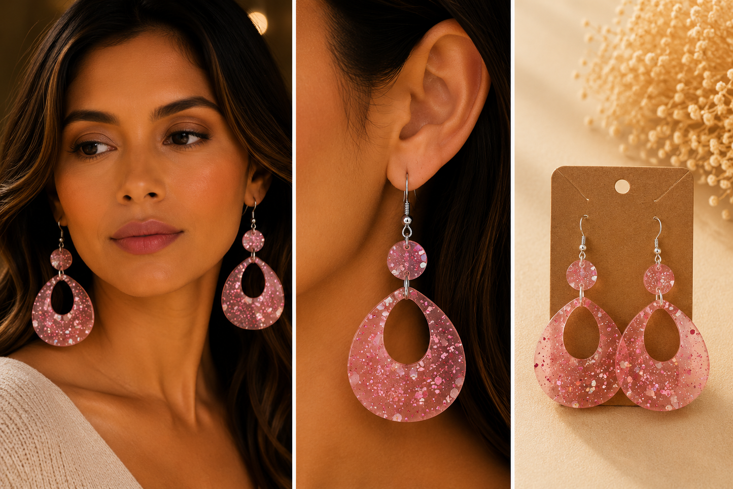 Earrings (resin)